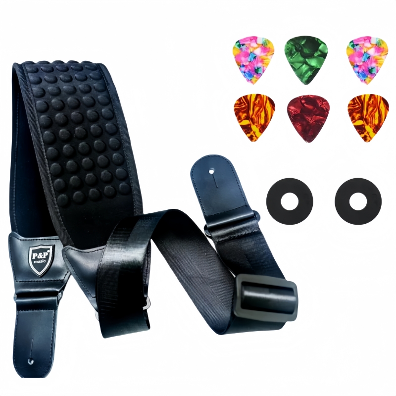 Musical Instrument Band - P&P Comfortable 3D Sponge Guitar Strap