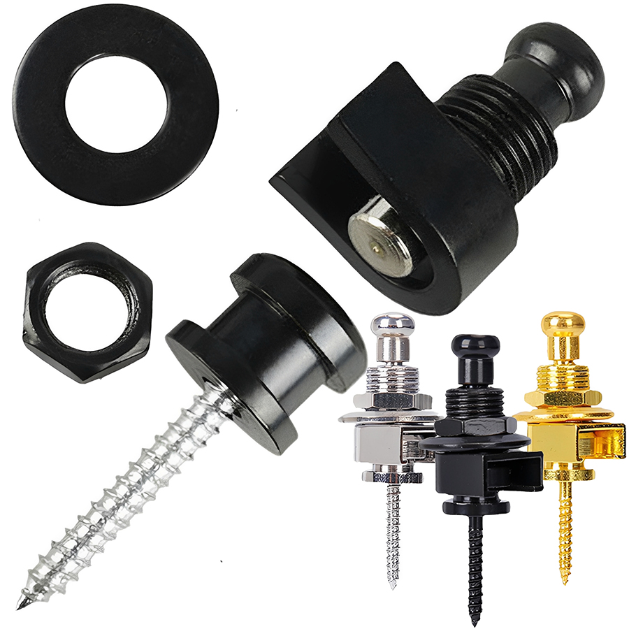 Musical Instrument Band - Anti-Slip Alloy Guitar Strap Locks -