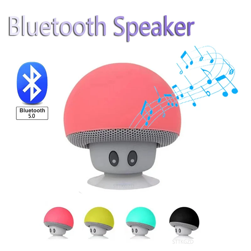 Cajon Musical Instrument - Mini Mushroom Bluetooth Speaker Portable Wireless