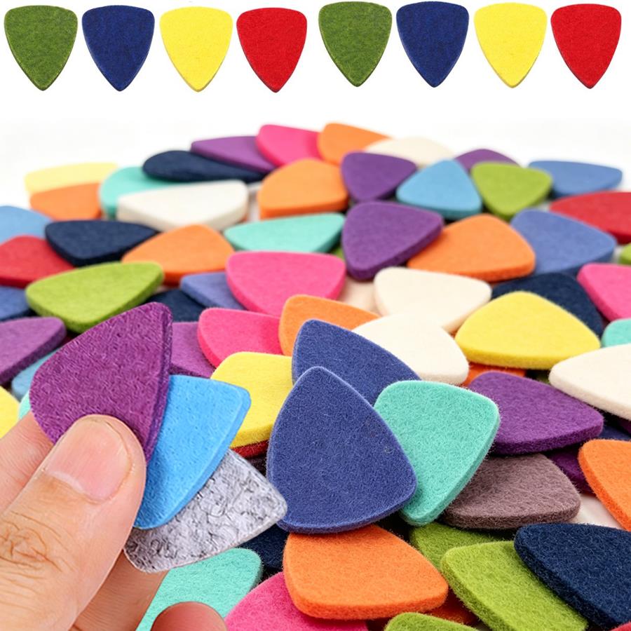 Musical Instrument Mandolin - 10/20pcs Felt Guitar Picks, Soft String