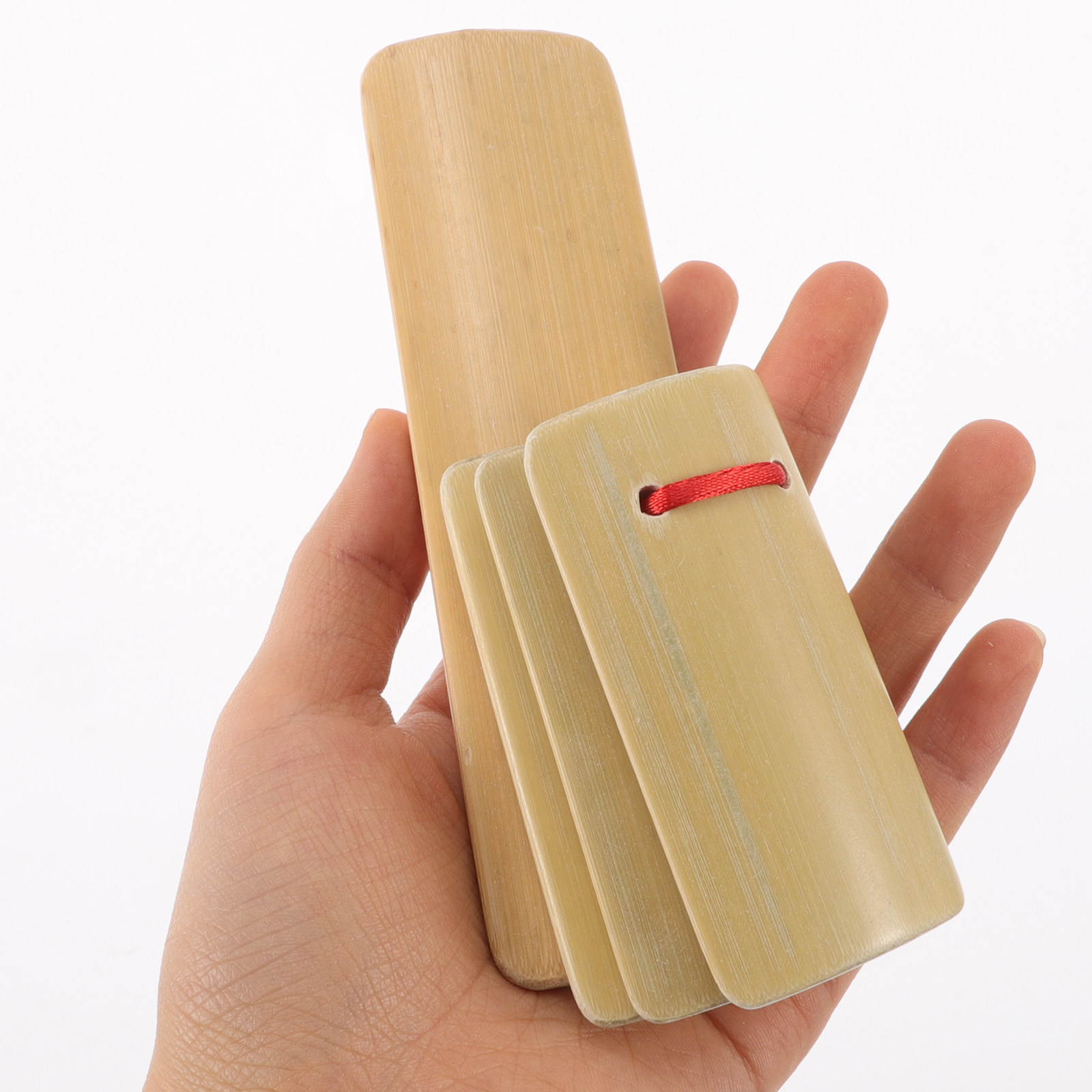 Musical Instrument Clapper - 4Pcs Bamboo Clappers Kids Kuaiban Beginner