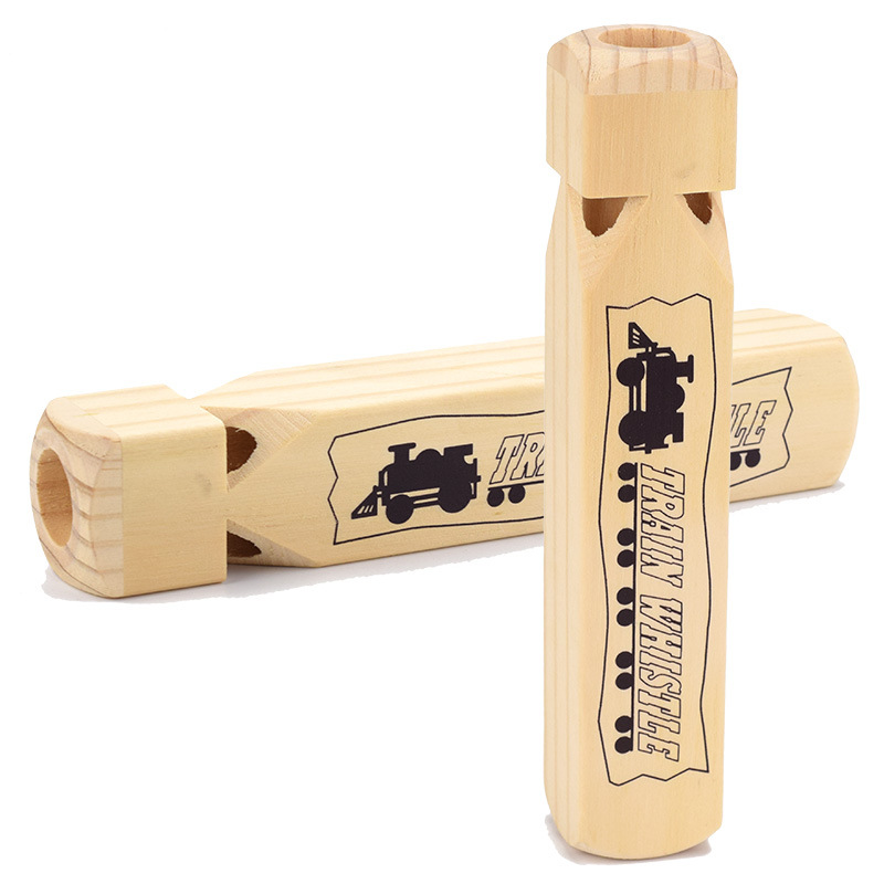 Musical Instrument Drawing - Kids Wooden Train Whistle Music Baby