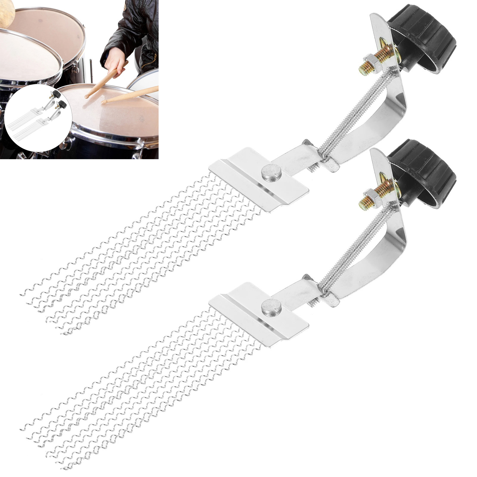 Musical Instrument Drawing - 1/2pcs Half Design Steel Iron Snare