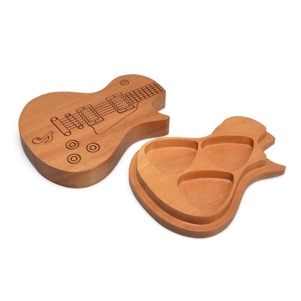 Guitar Picks Holder Wooden Ple - Cajon Musical Instrument review and price