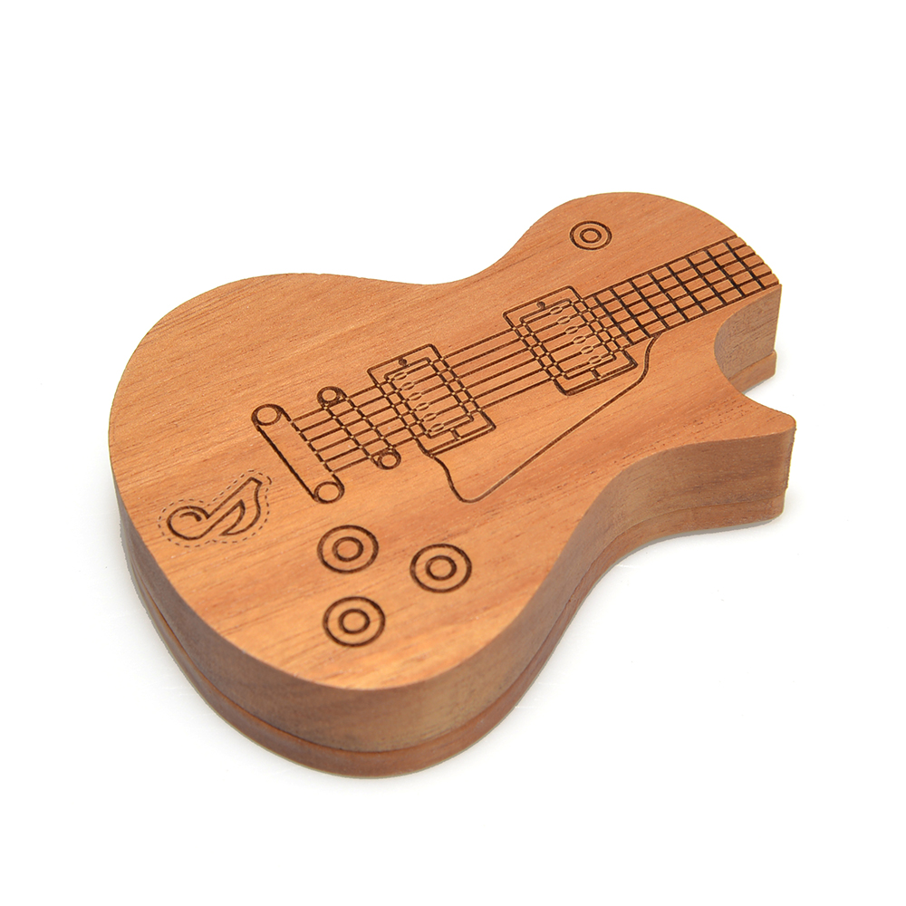 Guitar Picks Holder Wooden Ple - Cajon Musical Instrument review and price