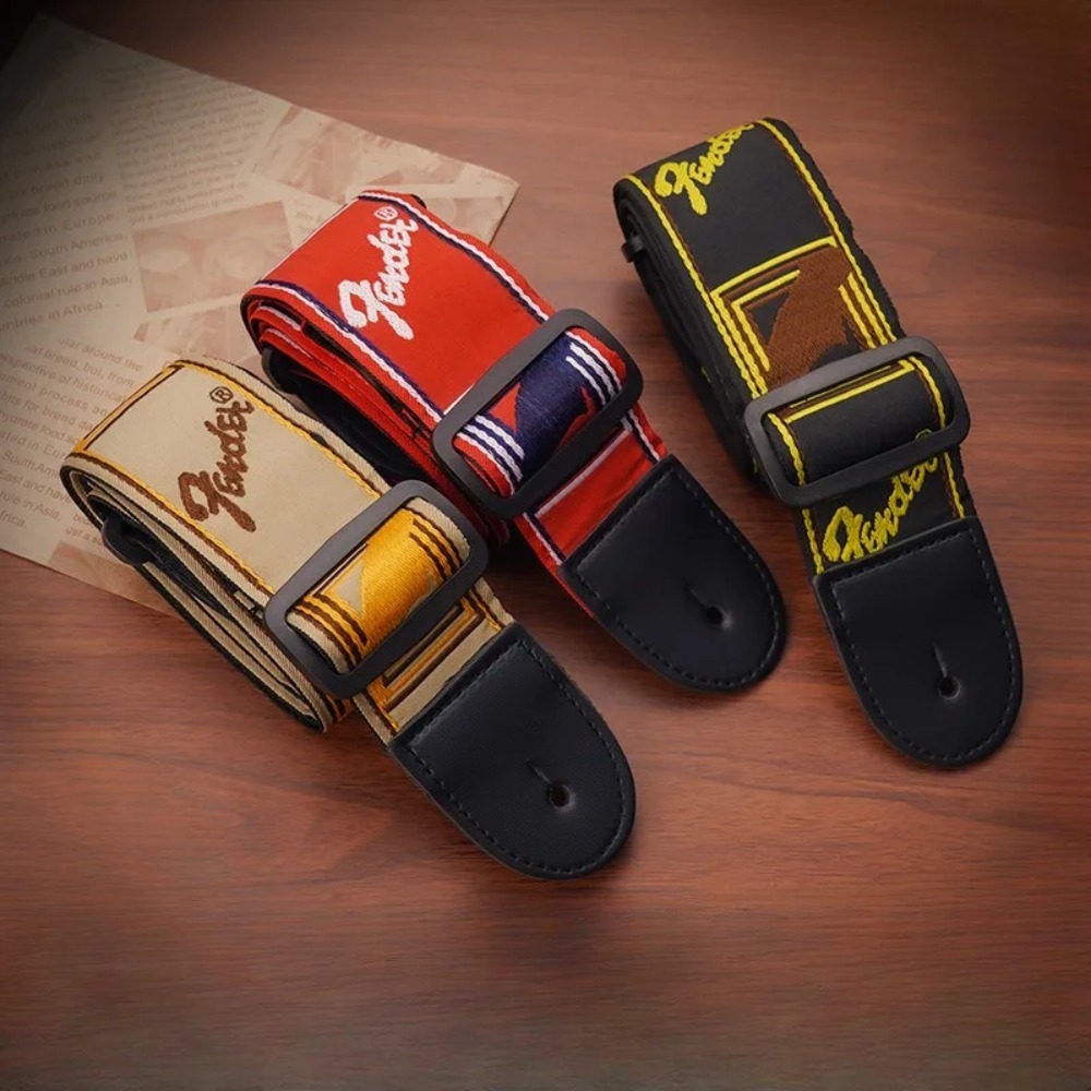 1pc Embroidery Guitar Strap Le - Musical Instrument Band review and price