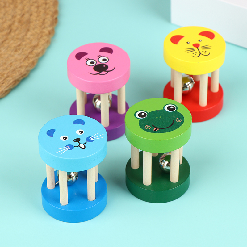 Kids Cartoon Wooden Castanets  - Musical Instrument Clapper review and price