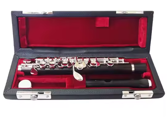 Ebony Piccolo With Silver Plat - Musical Instrument Piccolo review and price
