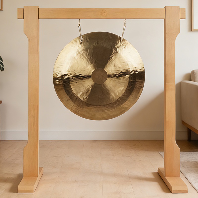 Solid Wood Bolded Gong Stand P - Musical Instrument Accessories review and price