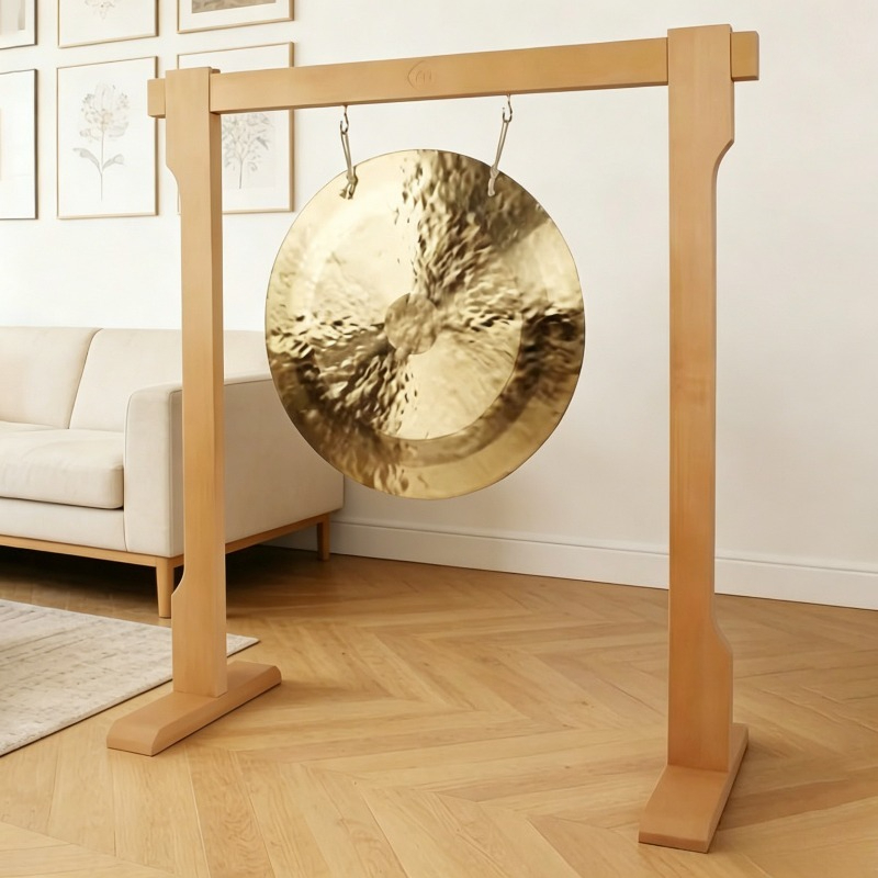 Solid Wood Bolded Gong Stand P - Musical Instrument Accessories review and price