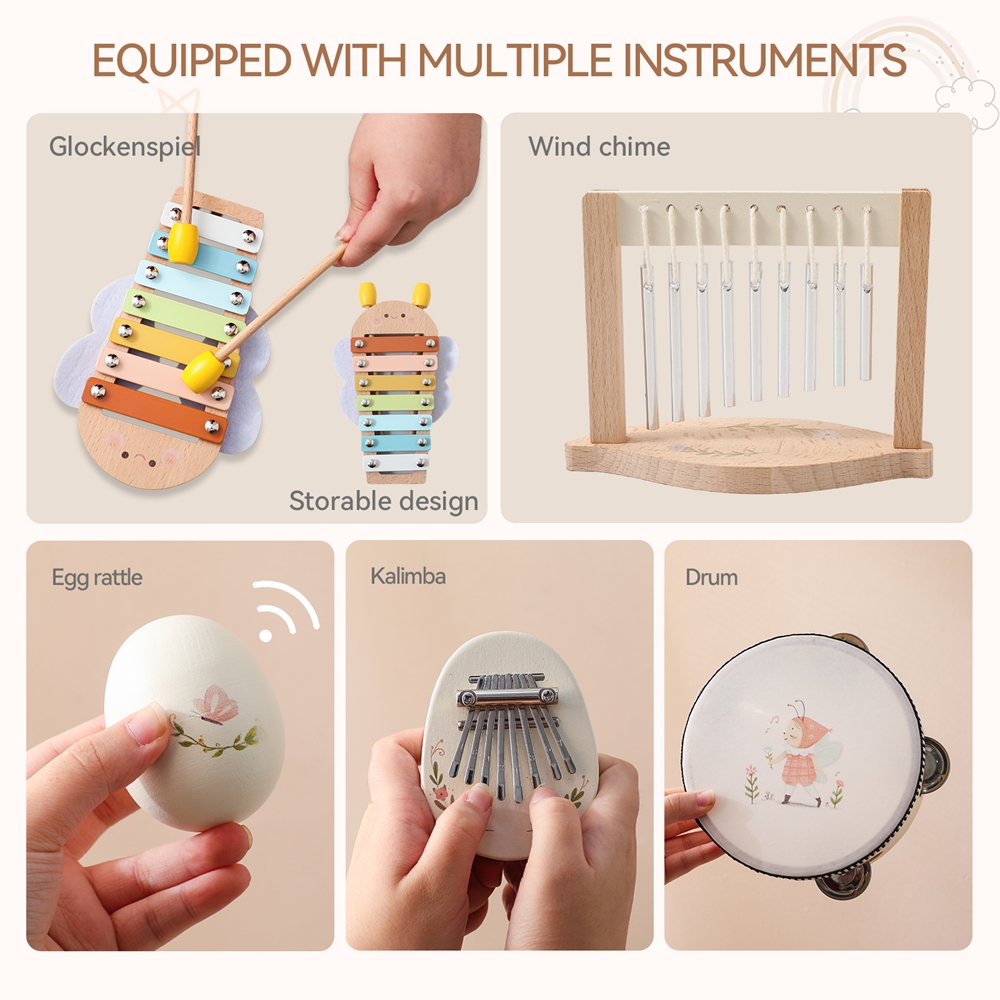 Music Toys Baby Wooden Montess - Musical Instrument Drawing review and price