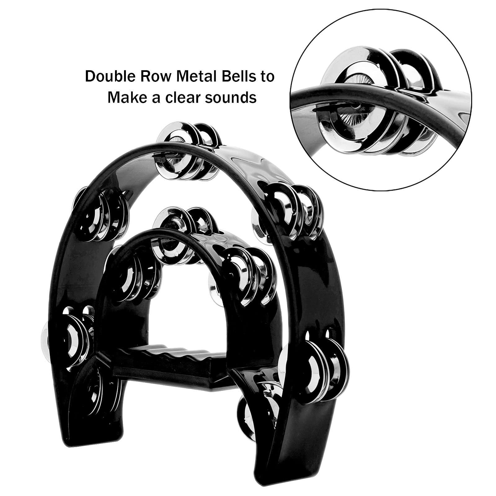 Tambourine Double Row Metal Ji - Musical Instrument Tuba review and price