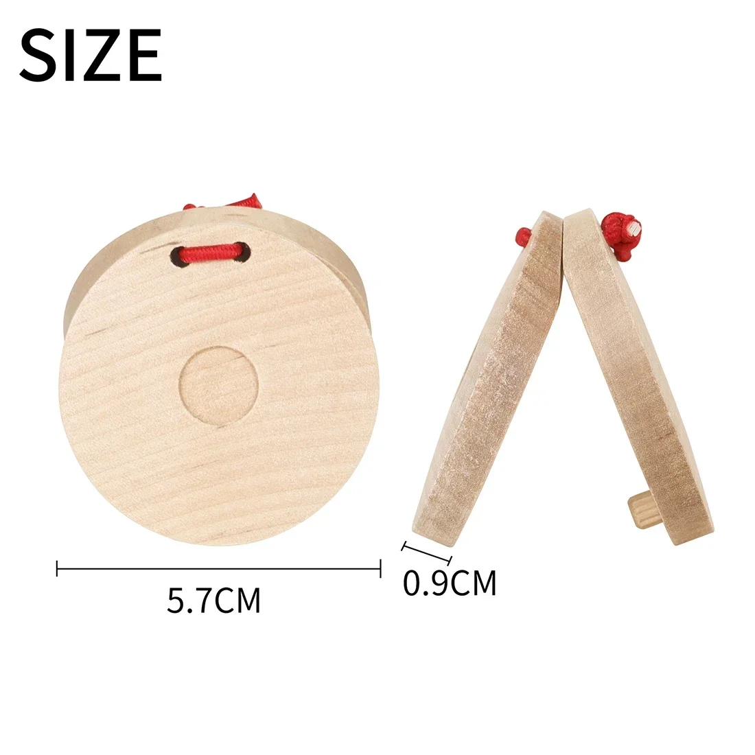 IRIN Orff Castanets Wooden Per - Musical Instrument Clapper review and price