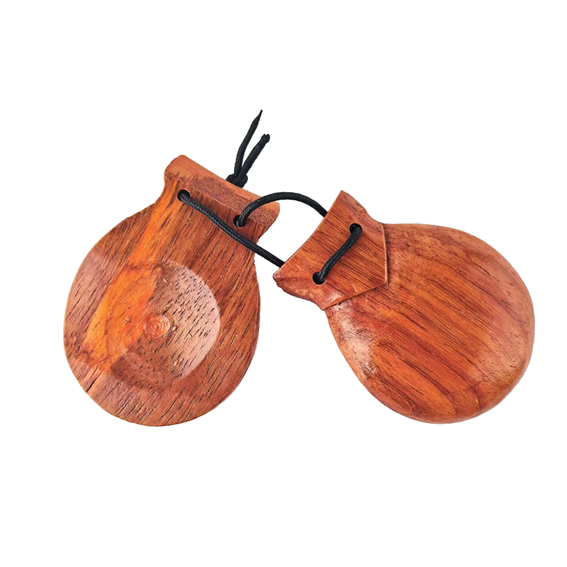 2Pcs Wooden Spanish Castanets  - Musical Instrument Clapper review and price