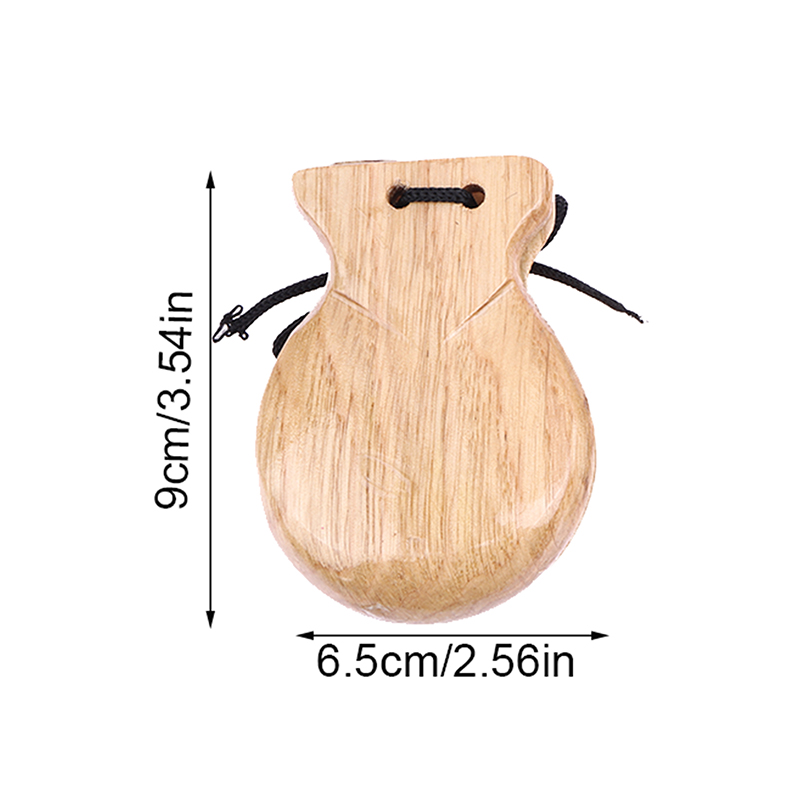 2Pcs Wooden Spanish Castanets  - Musical Instrument Clapper review and price