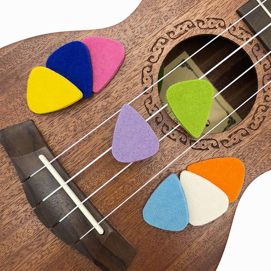 10/20pcs Felt Guitar Picks, So - Musical Instrument Mandolin review and price