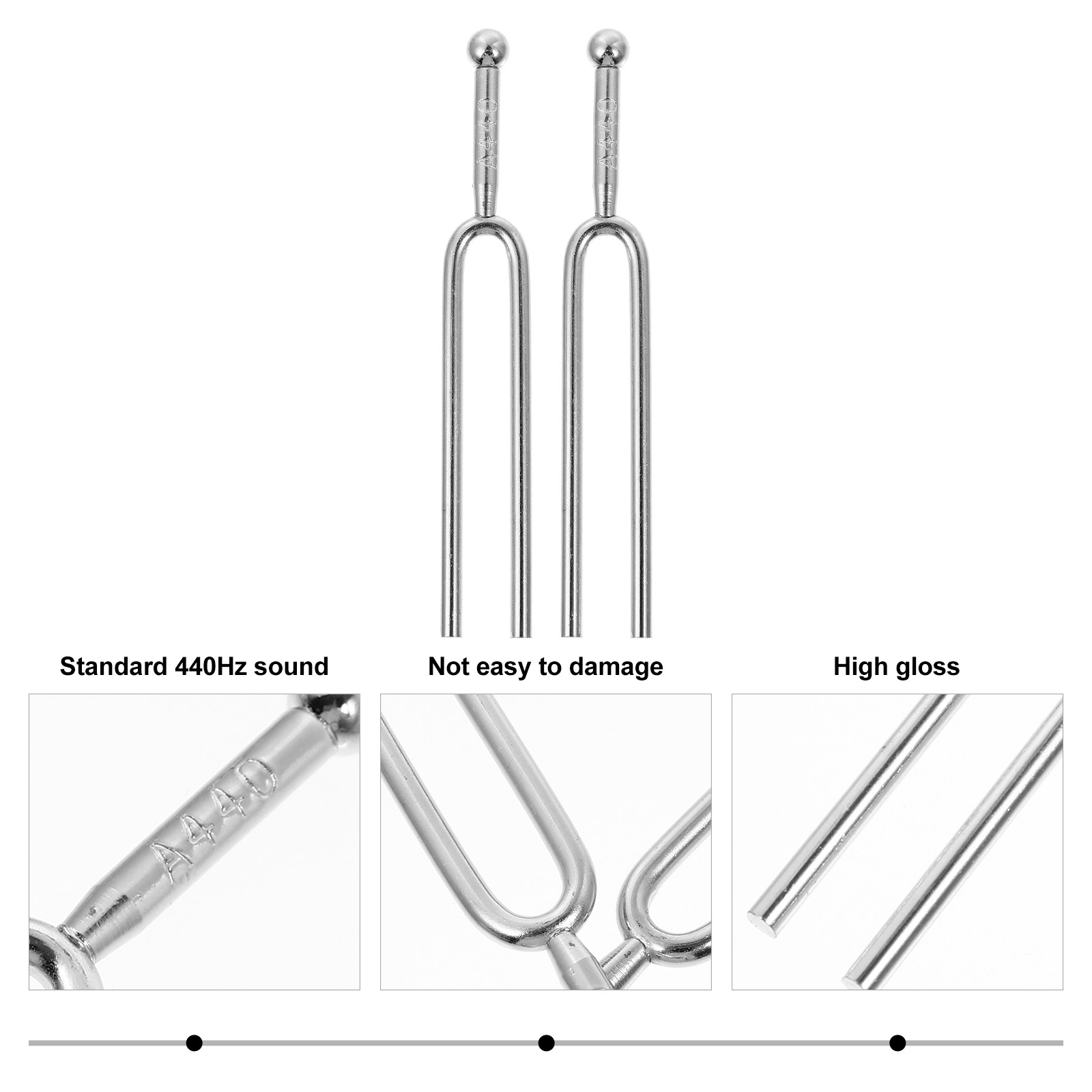 2Pcs Guitar Tuning Forks 440Hz - Musical Instrument Tuning Guitar Tuner. Standard Guitar Tuning review and price