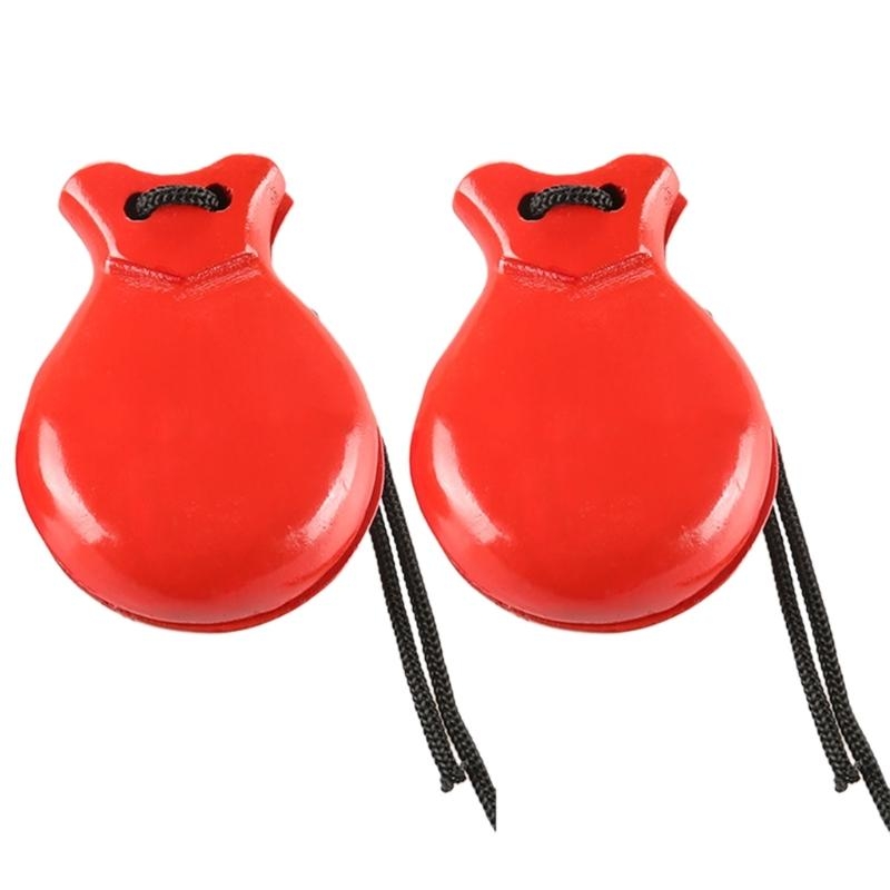 2Pcs Traditional Castanet Wood - Musical Instrument Clapper review and price