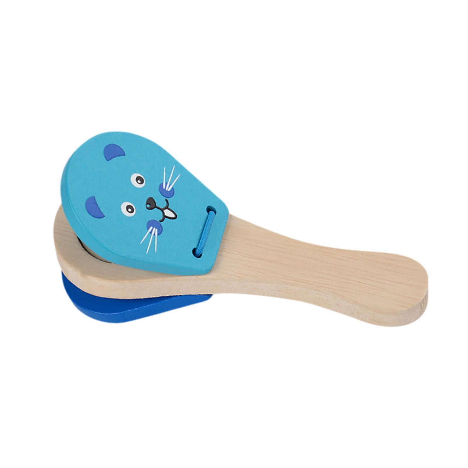 Wooden Castanets Clapper Kids  - Musical Instrument Clapper review and price