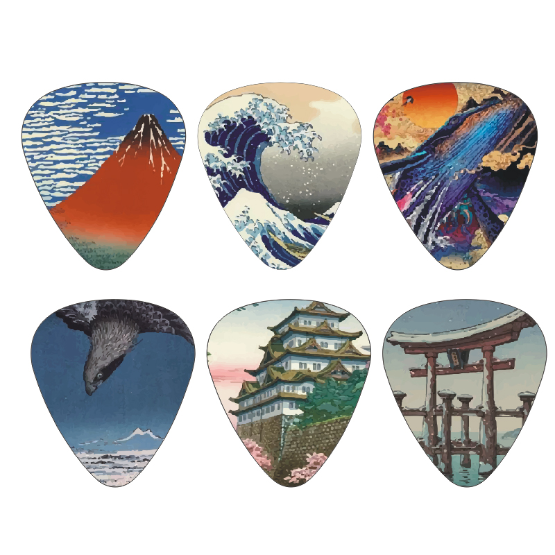 New 12pcs/set  Guitar Picks -  - Musical Instrument Drawing review and price