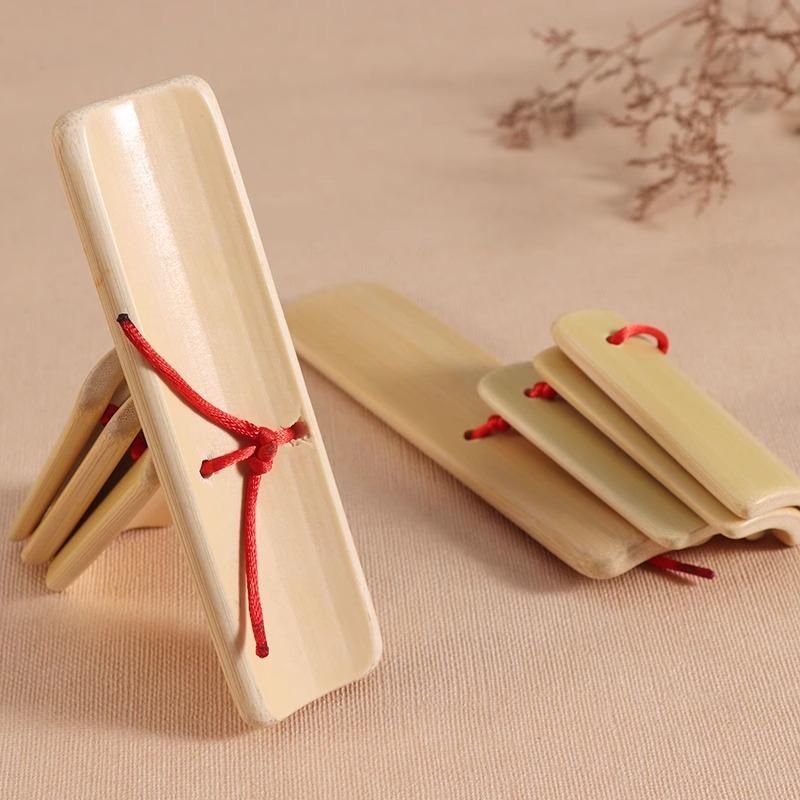 Children Small Bamboo Clapper  - Musical Instrument Clapper review and price