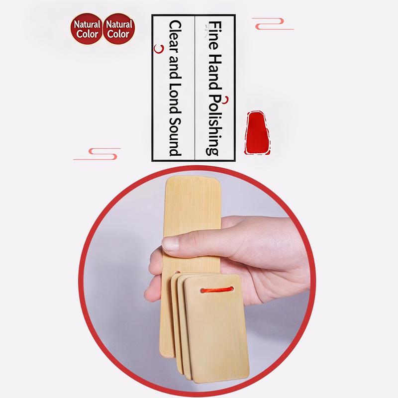 Children Small Bamboo Clapper  - Musical Instrument Clapper review and price