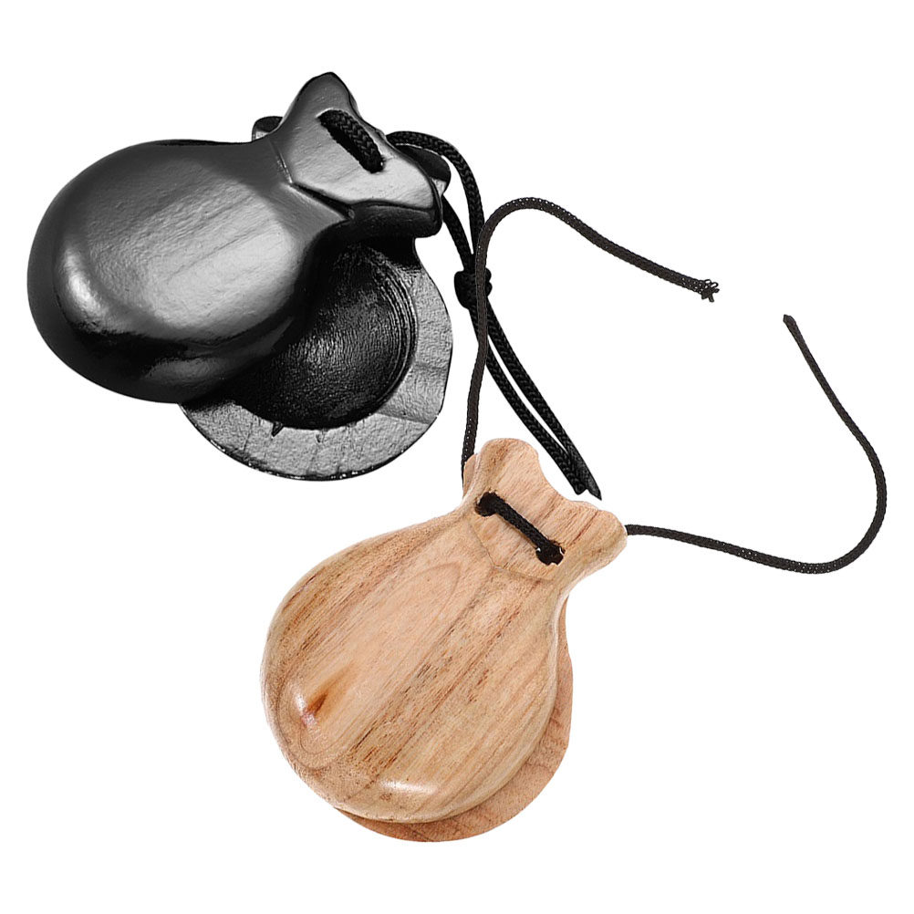 2Pcs Spanish Castanets Wooden  - Musical Instrument Clapper review and price