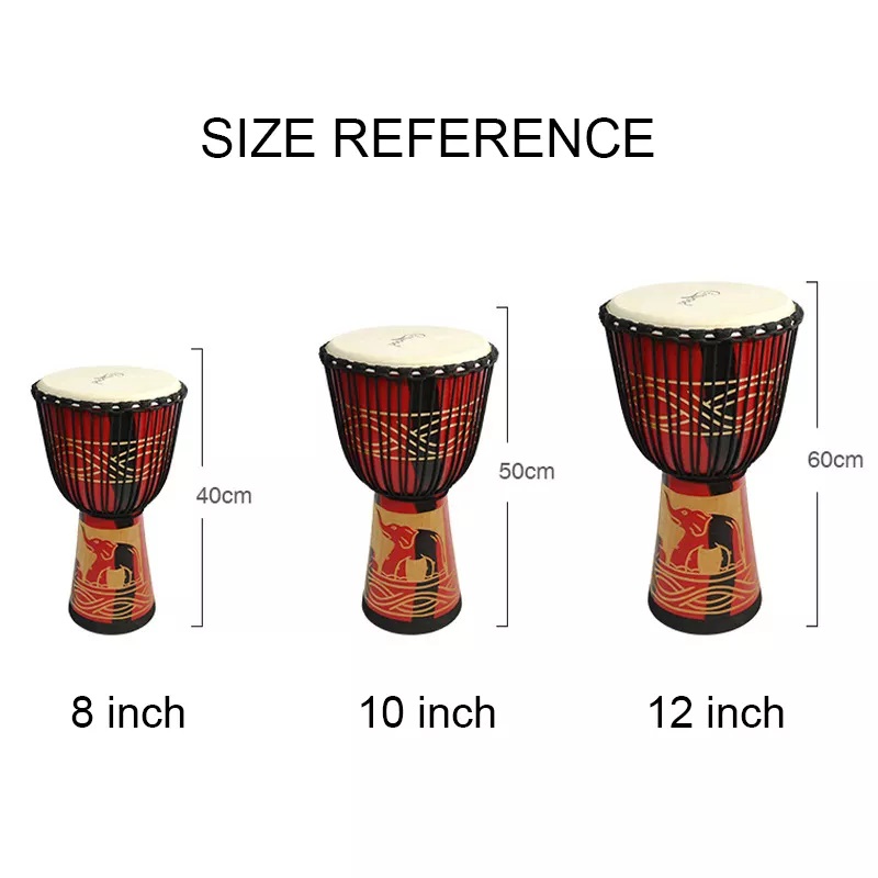 Adult Size12 Inch African Djem - Musical Instrument Djembe review and price