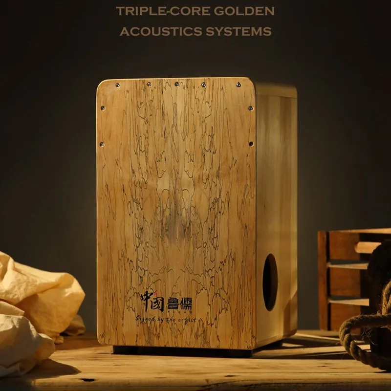 Solid Wood Cajon Box Drum Prof - Cajon Musical Instrument review and price