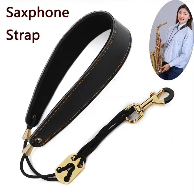 Leather Saxophone Strap Saxoph - Musical Instrument Oboe review and price