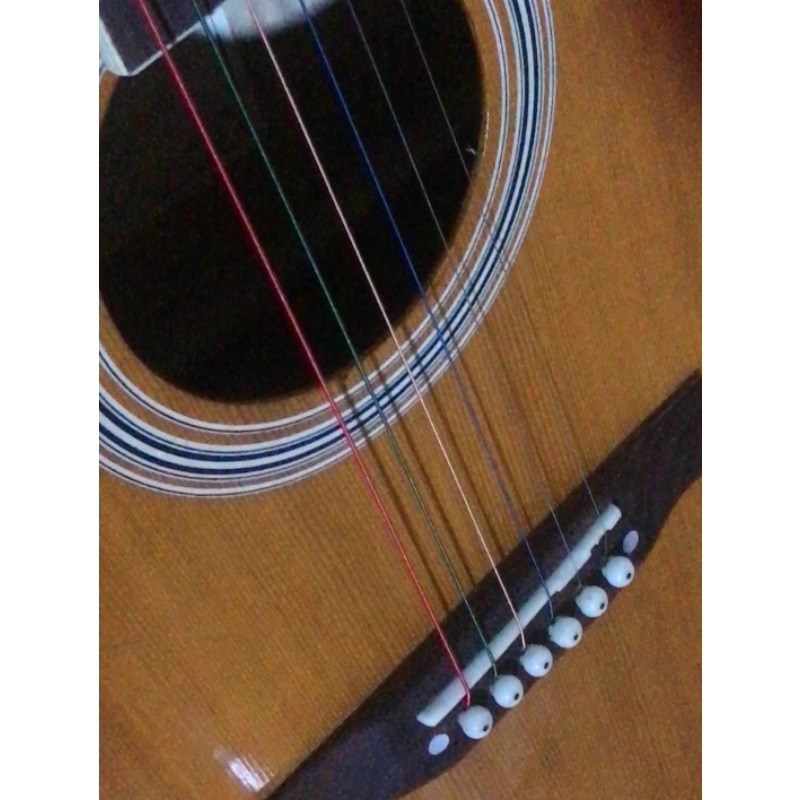 Wooden Acoustic Guitar Second  - Musical Instrument Set review and price